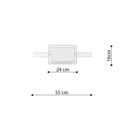 Thoro TH.221 - Lámpara LED colgante RIO LED/30W/230V CRI 95 4000K diá. 55 cm dorado