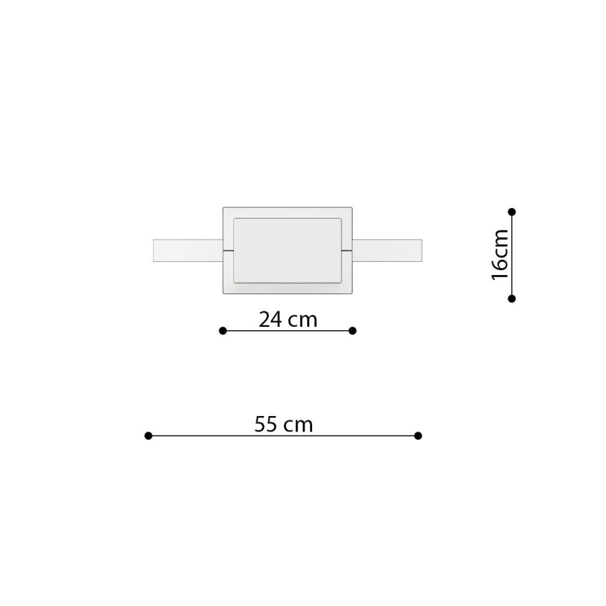 Thoro TH.221 - Lámpara LED colgante RIO LED/30W/230V CRI 95 4000K diá. 55 cm dorado