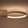 Thoro TH.222 - Plafón LED RIO LED/30W/230V CRI 90 3000K diá. 55 cm dorado