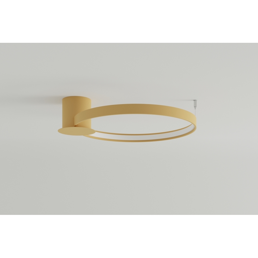 Thoro TH.222 - Plafón LED RIO LED/30W/230V CRI 90 3000K diá. 55 cm dorado