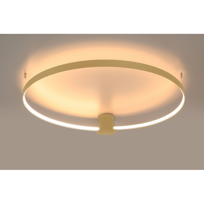 Thoro TH.222 - Plafón LED RIO LED/30W/230V CRI 90 3000K diá. 55 cm dorado