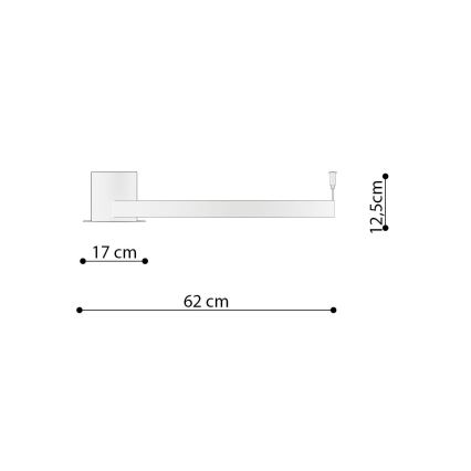 Thoro TH.223 - Plafón LED RIO LED/30W/230V CRI 95 4000K diá. 55 cm dorado