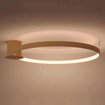 Thoro TH.224 - Plafón LED RIO LED/50W/230V CRI 90 3000K diá. 78 cm dorado