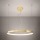 Thoro TH.246 - Lámpara LED colgante RIO LED/50W/230V CRI 90 3000K diá. 78 cm dorado