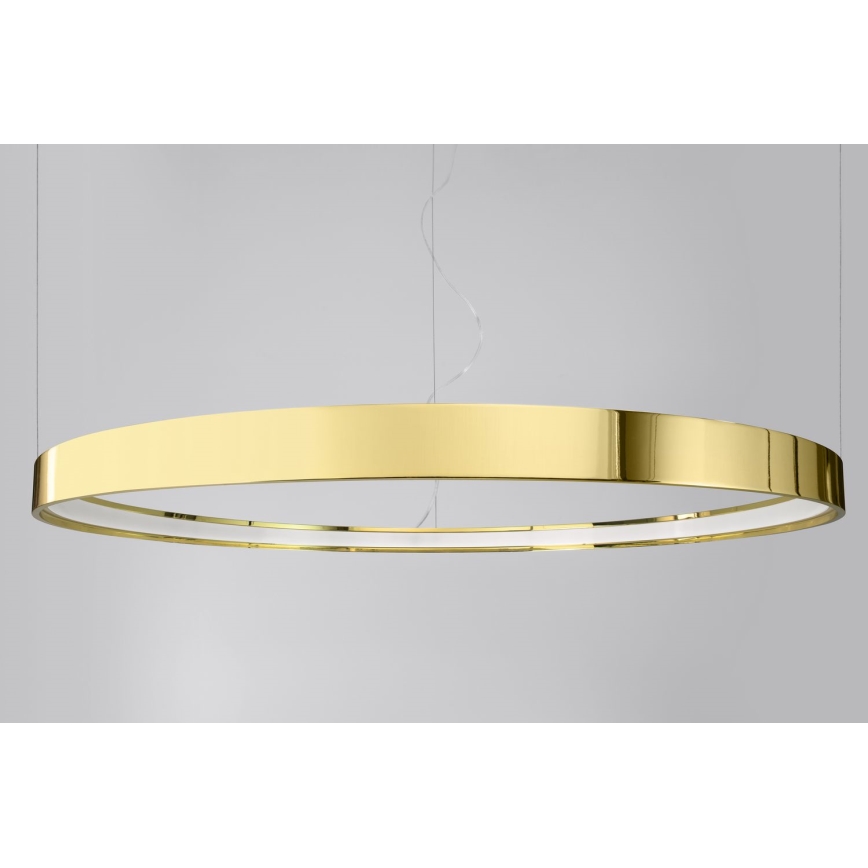 Thoro TH.246 - Lámpara LED colgante RIO LED/50W/230V CRI 90 3000K diá. 78 cm dorado