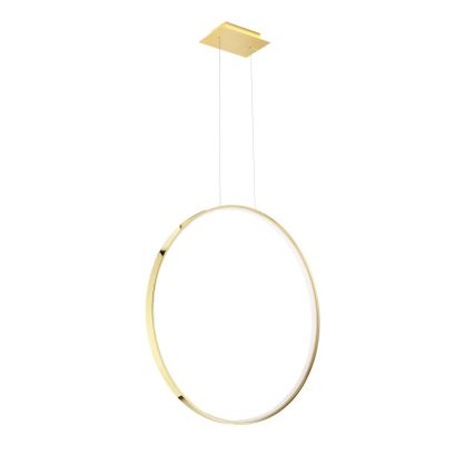 Thoro TH.248 - Lámpara LED colgante RIO LED/50W/230V CRI 90 3000K diá. 78 cm dorado
