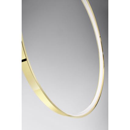 Thoro TH.248 - Lámpara LED colgante RIO LED/50W/230V CRI 90 3000K diá. 78 cm dorado