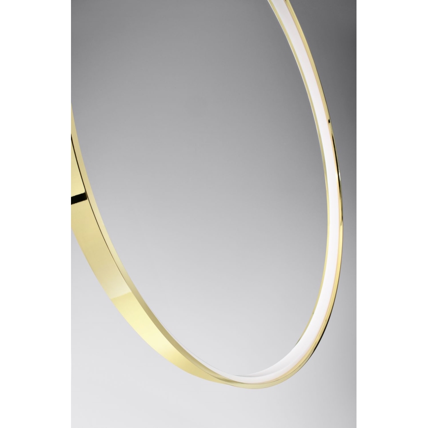 Thoro TH.248 - Lámpara LED colgante RIO LED/50W/230V CRI 90 3000K diá. 78 cm dorado