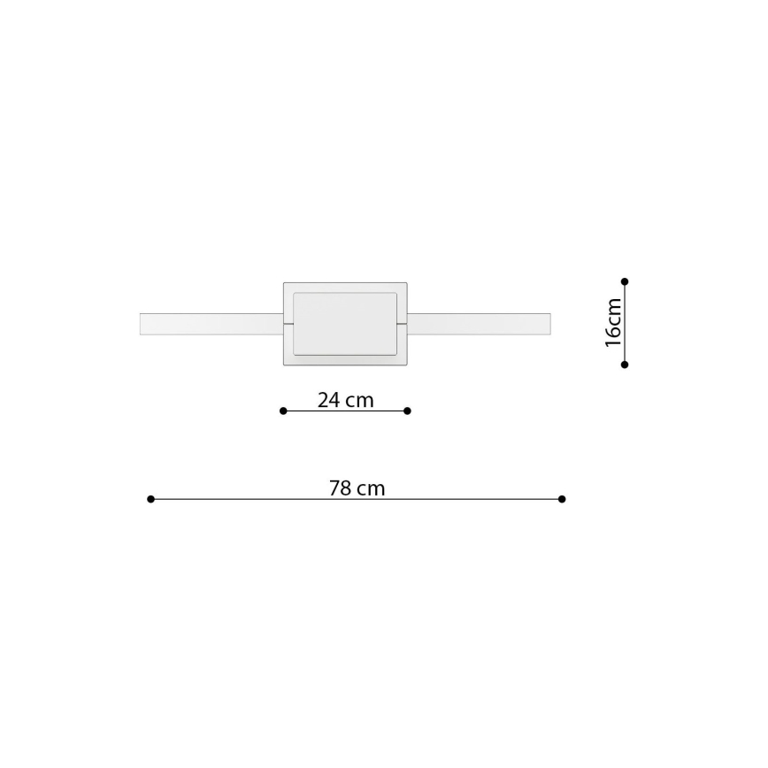 Thoro TH.248 - Lámpara LED colgante RIO LED/50W/230V CRI 90 3000K diá. 78 cm dorado