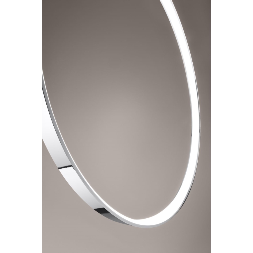 Thoro TH.249 - Lámpara LED colgante RIO LED/50W/230V CRI 90 4000K diá. 78 cm cromo brillante