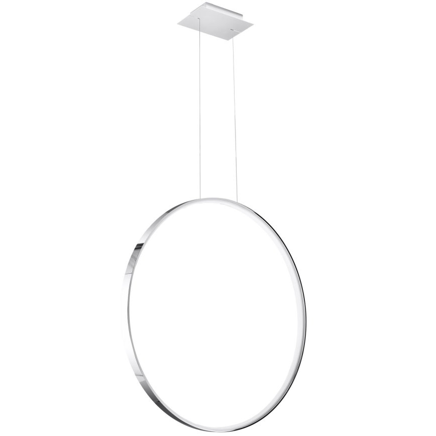 Thoro TH.249 - Lámpara LED colgante RIO LED/50W/230V CRI 90 4000K diá. 78 cm cromo brillante