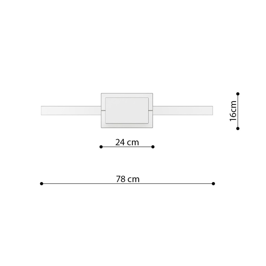 Thoro TH.249 - Lámpara LED colgante RIO LED/50W/230V CRI 90 4000K diá. 78 cm cromo brillante