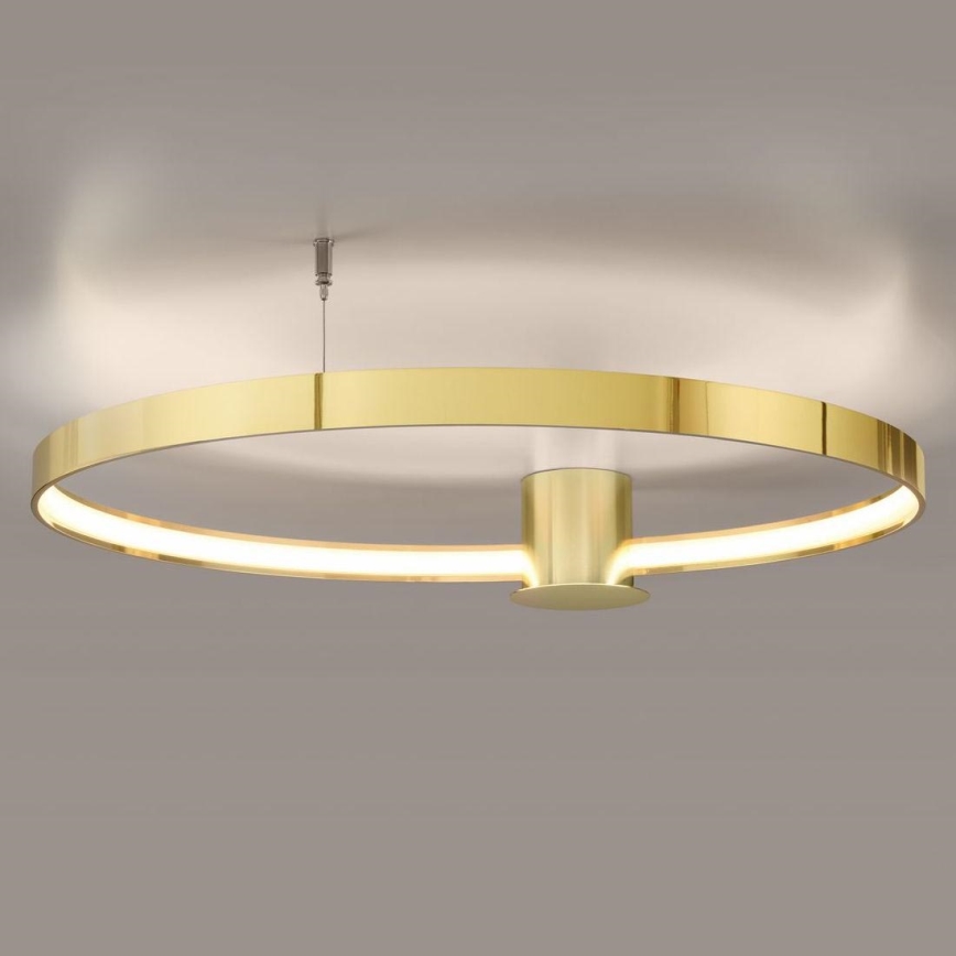 Thoro TH.252 - Plafón LED RIO LED/50W/230V CRI 90 3000K diá. 78 cm dorado