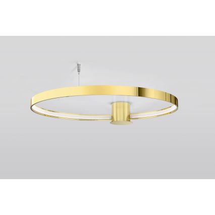 Thoro TH.252 - Plafón LED RIO LED/50W/230V CRI 90 3000K diá. 78 cm dorado