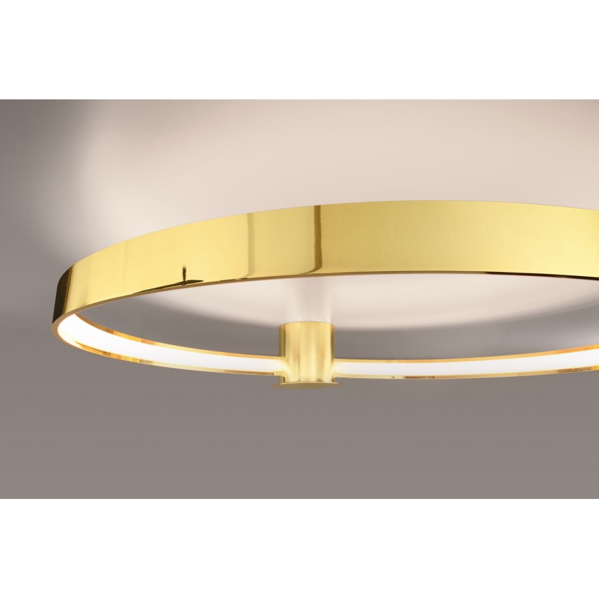 Thoro TH.252 - Plafón LED RIO LED/50W/230V CRI 90 3000K diá. 78 cm dorado