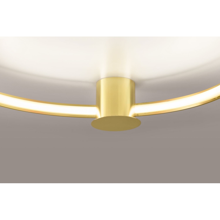 Thoro TH.252 - Plafón LED RIO LED/50W/230V CRI 90 3000K diá. 78 cm dorado
