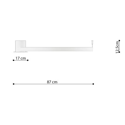 Thoro TH.252 - Plafón LED RIO LED/50W/230V CRI 90 3000K diá. 78 cm dorado