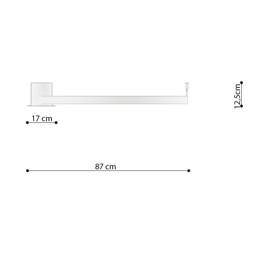 Thoro TH.252 - Plafón LED RIO LED/50W/230V CRI 90 3000K diá. 78 cm dorado