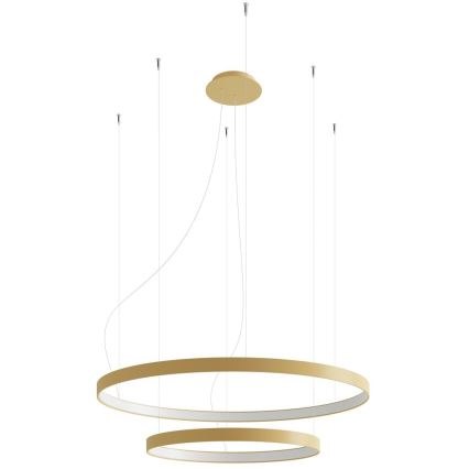 Thoro TH.268 - Lámpara LED colgante RIO LED/80W/230V CRI 95 4000K dorado