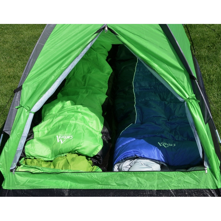 Tienda para 2 personas PU 1500 mm verde