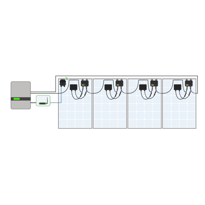Tigo TS4-A-O 700W - Optimizador de panel solar, 1,2m cable, MC4