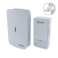 Timbre inalámbrico con enchufe integrado PIEZO BELL 230V + 1x23A IP40 blanco