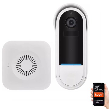 Timbre inalámbrico con vídeo y sensor de movimiento GoSmart 5V 3xAA IP65 Wi-Fi Tuya