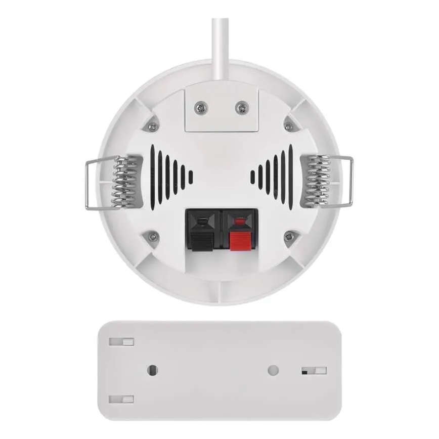 Timbre inalámbrico empotrable 230V + 1xCR2032 blanco