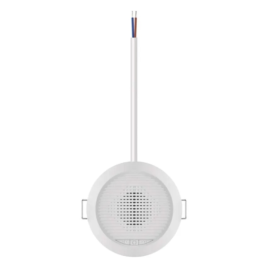 Timbre inalámbrico empotrable 230V + 1xCR2032 blanco