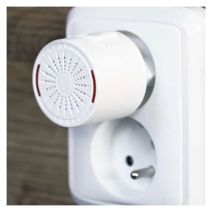 Timbre inalámbrico enchufable 230 V + 1x CR2032, blanco