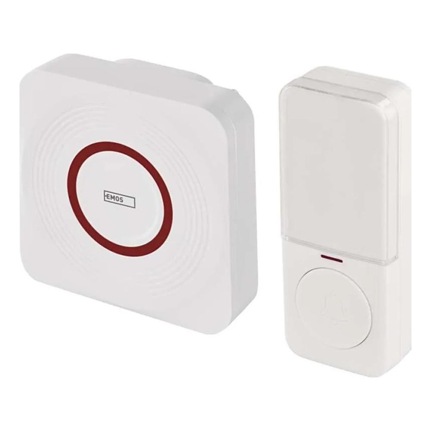 Timbre inalámbrico enchufable GoSmart 230V + 1x CR2032, blanco, Wi-Fi