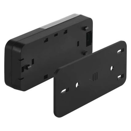 Timbre inalámbrico para enchufe 230V + 1xCR2032 negro