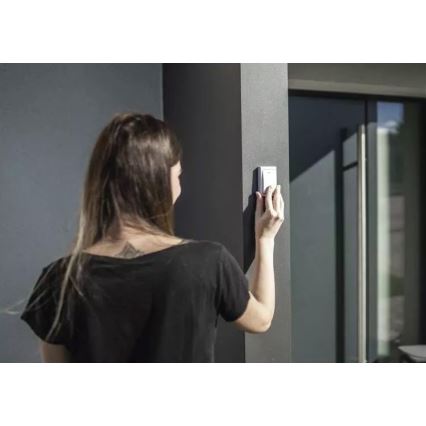 Timbre inalámbrico para enchufes 230V IP44 blanco