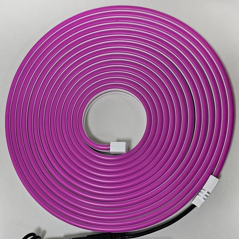 Tira flexible LED NEON LED/10W/230V 5 m IP65 púrpura