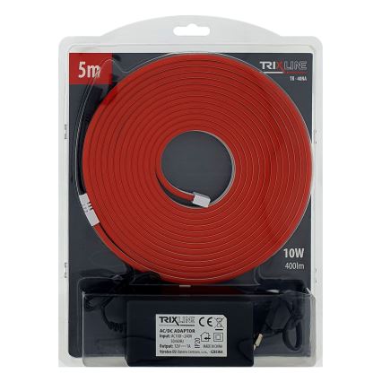 Tira flexible LED NEON LED/10W/230V 5 m IP65 rojo