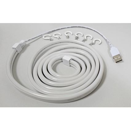 Tira flexible LED NEON LED/5V USB 1,8 m blanco