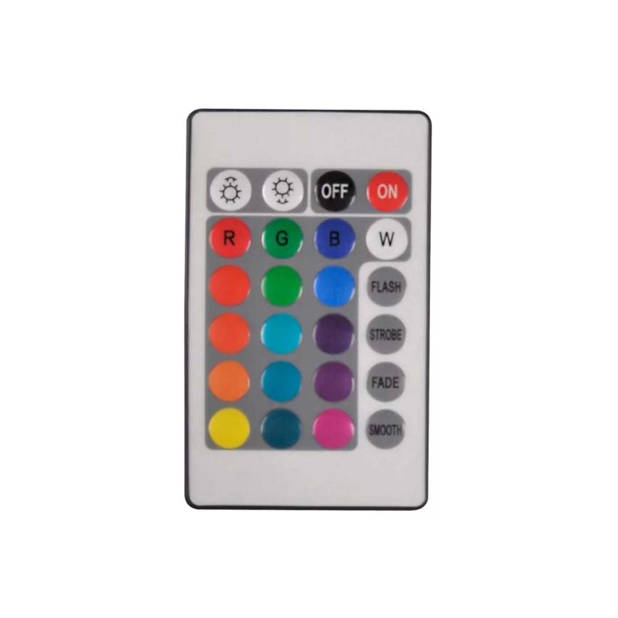 Tira LED RGB regulable 5m LED/18W/12V IP20 + CR
