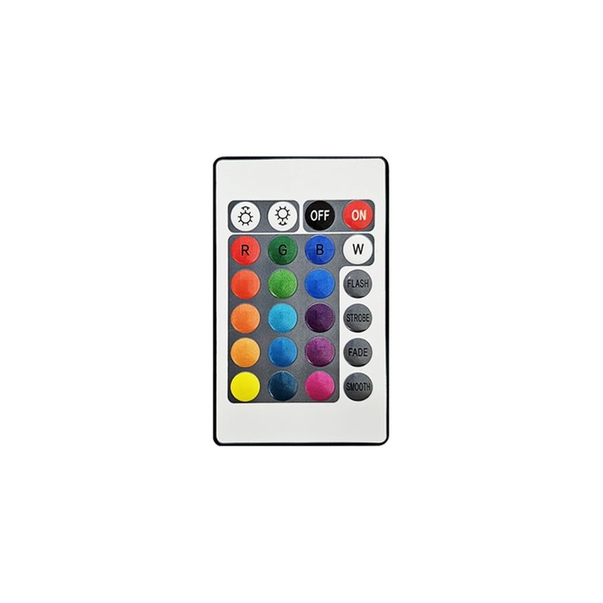 Tira LED RGB regulable LED/6W/5V USB 2 m + control remoto