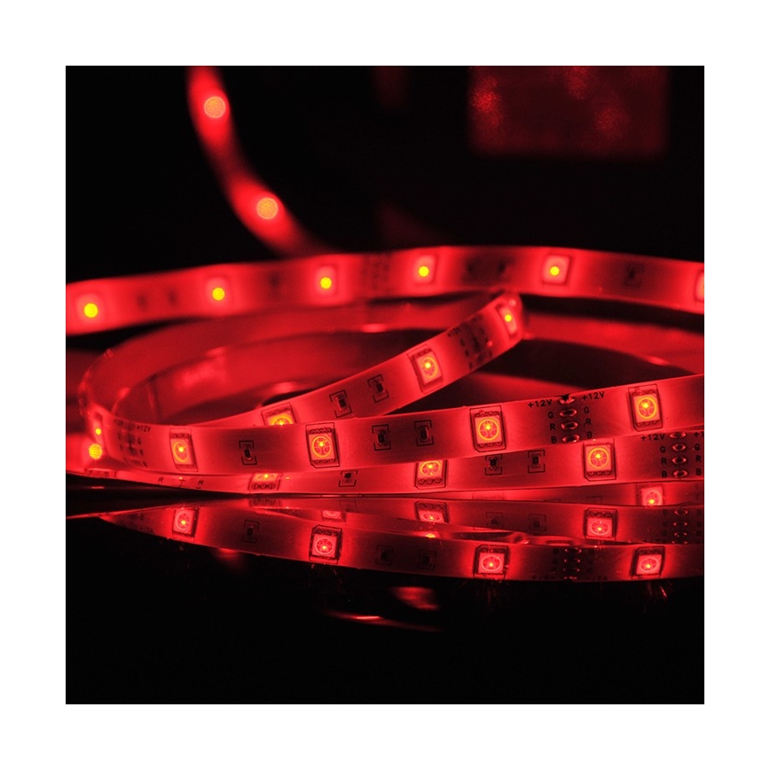 Tira LED RGB regulable para exteriores 5m LED/14W/12V IP65 + CR
