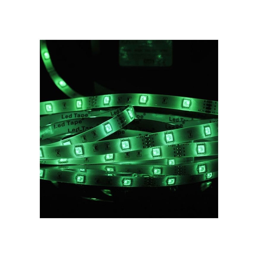 Tira LED RGB regulable para exteriores 5m LED/14W/12V IP65 + CR