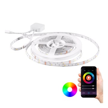 Tira LED RGB regulable Wi-Fi + función musical LED/16W/230V 5 m Tuya