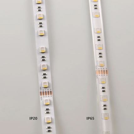 Tira LED RGBW regulable 3m LED/22W/24/230V + mando a distancia