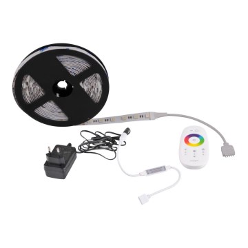 Tira LED RGBW regulable 3m LED/22W/24/230V + mando a distancia
