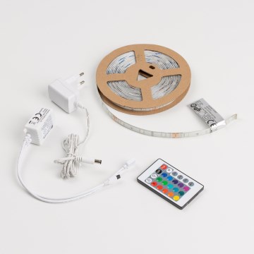 Tira LED RGBW regulable LED/9W/230V 5m Wi-Fi + mando a distancia