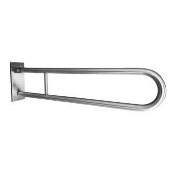 Tirador 10x25 cm acero inoxidable/plateado