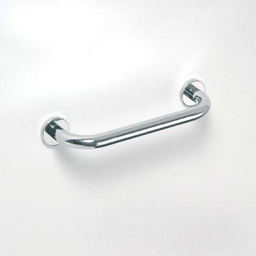 Tirador 128x8 cm acero inoxidable/plateado