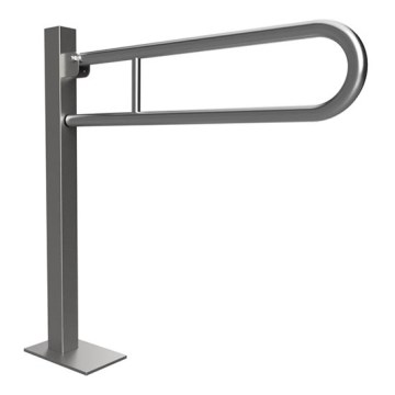 Tirador 15,3x87 cm acero inoxidable/plateado