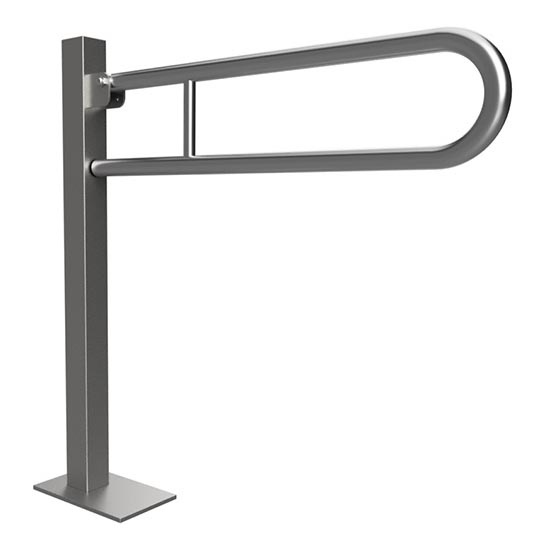 Tirador 15,3x87 cm acero inoxidable/plateado