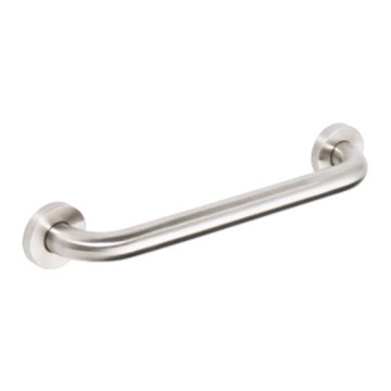 Tirador 28x8 cm acero inoxidable/plateado