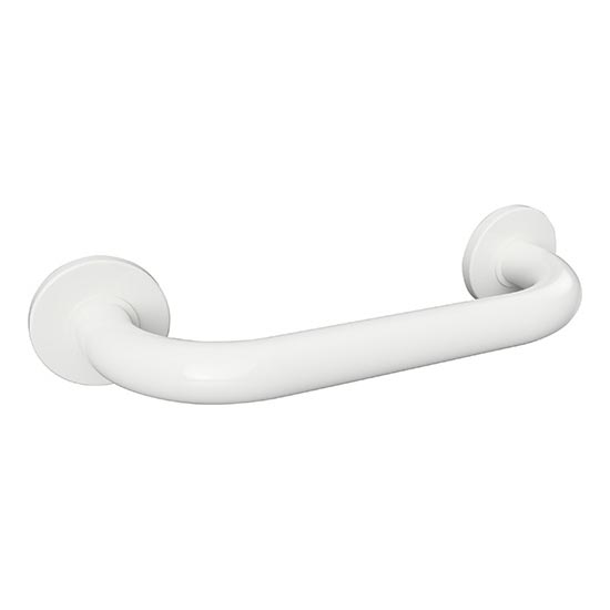 Tirador 38x8 cm blanco